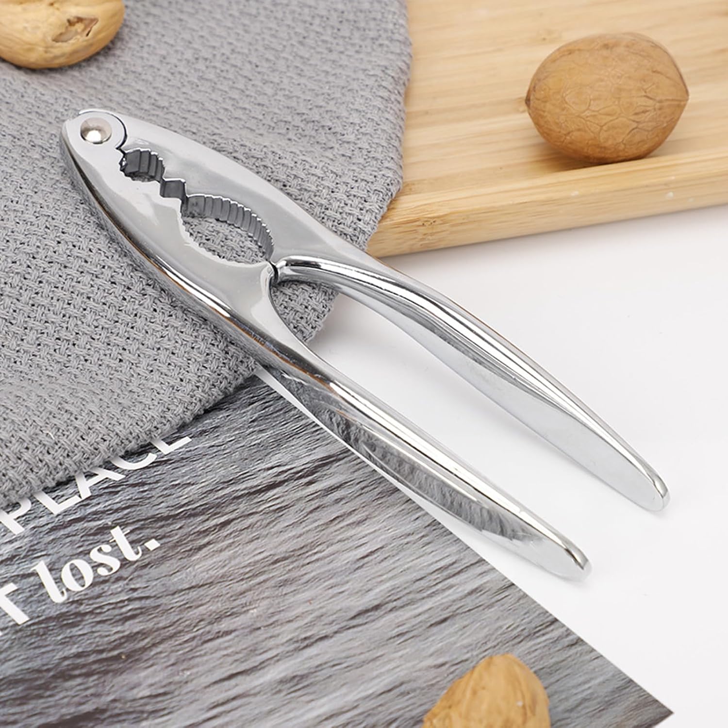 30 Pcs Crab Leg Crackers and Tools Set, Voittozege Seafood Tools Crab leg Crackers Lobster Nut Crackers Opener Home Kitchen Parties Tools Nut Cracker Set for Crab Legs, Silver