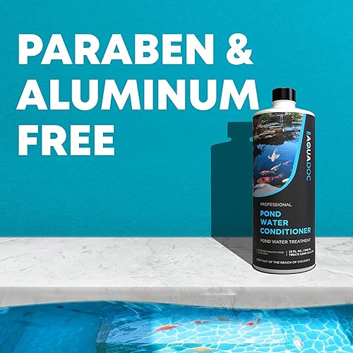 Miniatura 6 de AquaDoc Fish Pond - Acondicionador de agua para estanques al aire libre, 32 onzas, fabricado en Estados Unidos