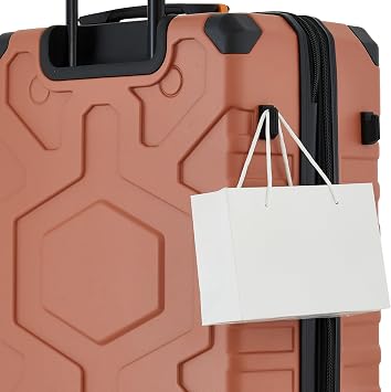 Wrangler ATG Outland Expandable Hardside Luggage, Raw Sienna, 22 Carry-On