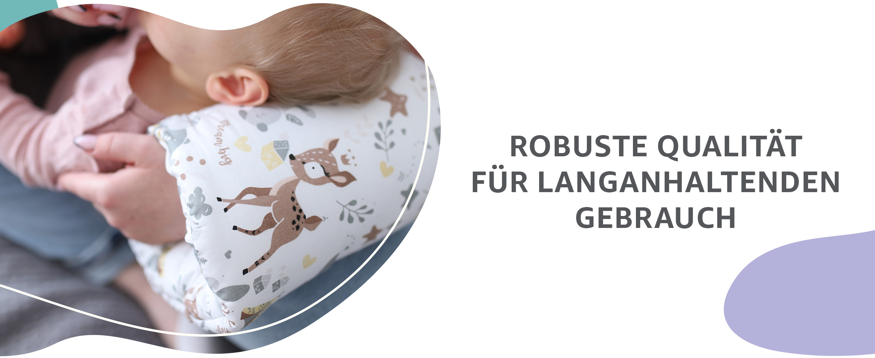 Cuscino Allattamento Per Neonati - Compatto, In Cotone, Design Coniglio - Foto 7