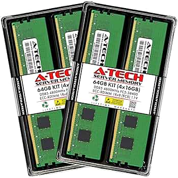 DDR5 64GB×4枚セット 256GB NEMIX RAM 256GB (4X64GB) DDR5 5600MHZ PC5-44800 2Rx4 1.1V CL46 288