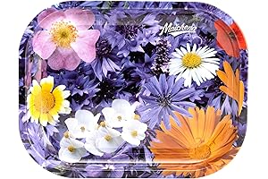 5.5x7 Inch Decorative Purple Rolling Tray