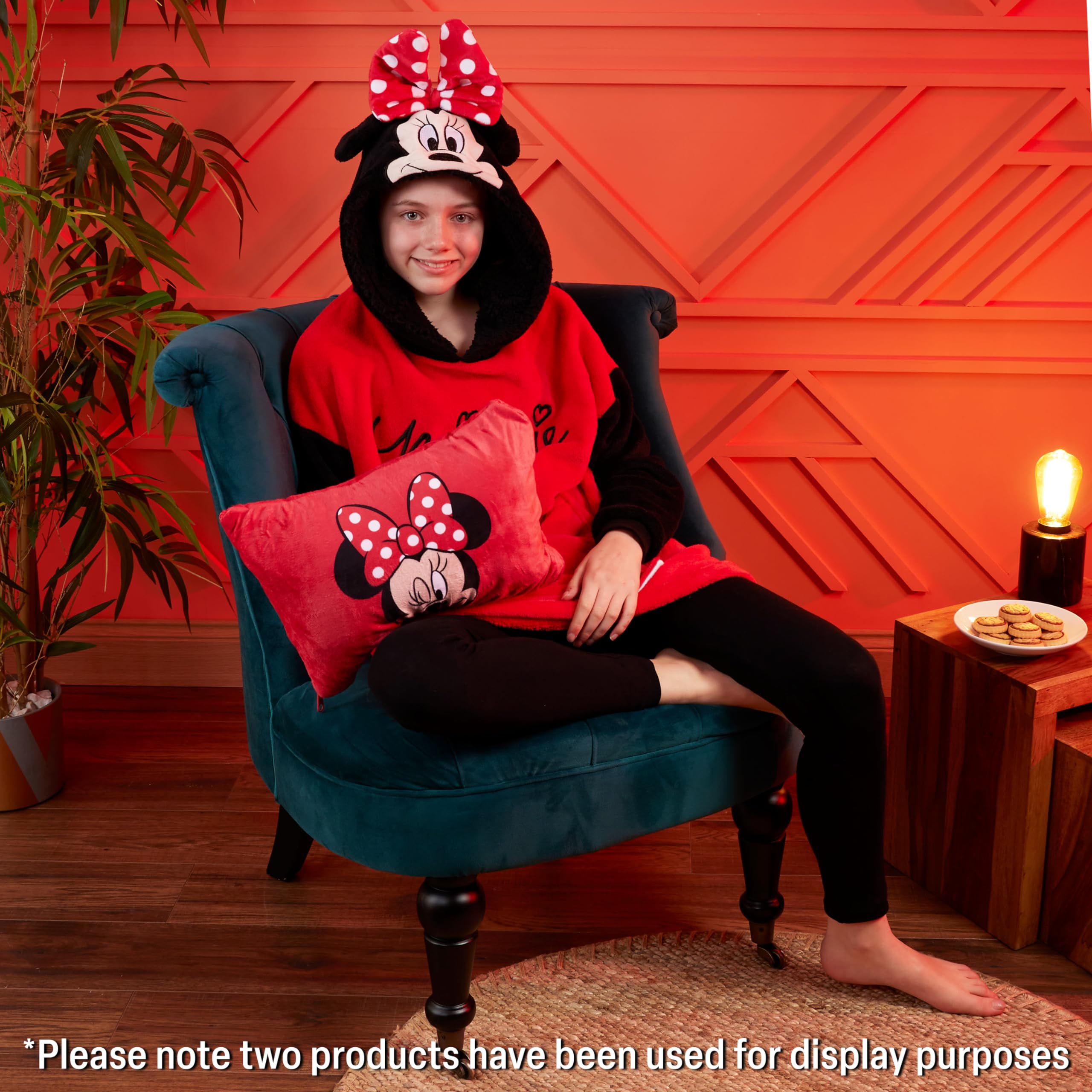 Disney Felpa Bambina - Felpa Coperta di Pile Taglia Unica - Felpa Oversize Bambini Ripiegabile A Cuscino - Stitch Gadget Ufficiale
