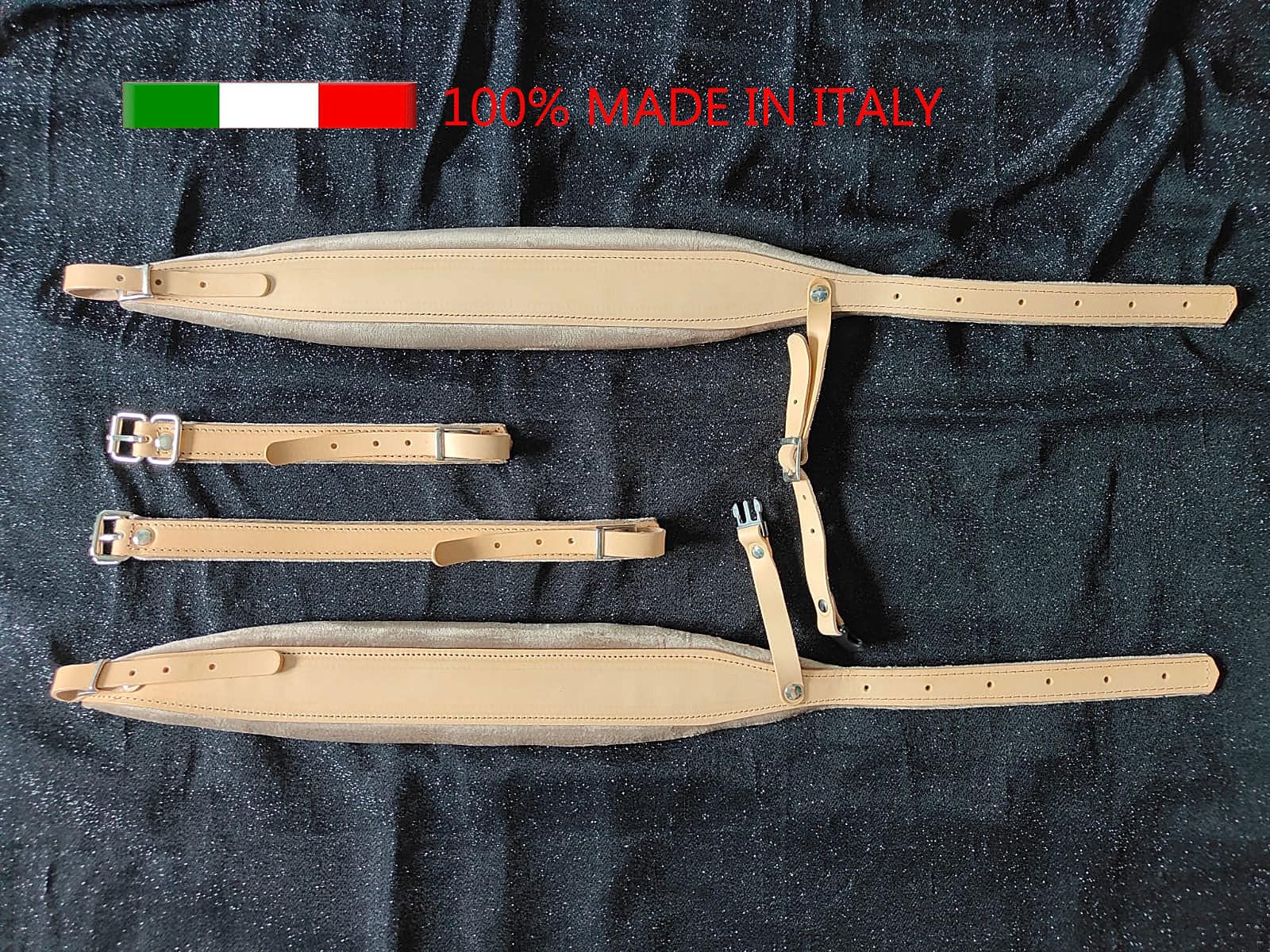 Sangles pour accordéon accordéon - 8 cm - Fabrication 100 % italienne