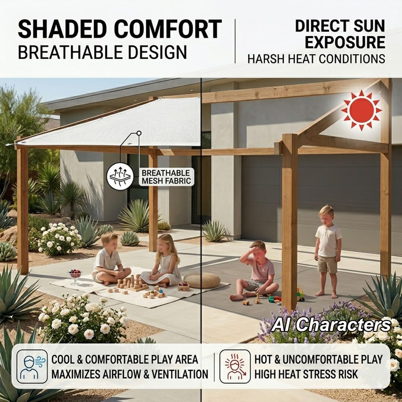 Weißes Schattiernetz mit Ösen, 50% UV-Schutz Sonnenschutz für Gewächshäuser | Atmungsaktives Sonnensegel Für Balkon Und Garten. Zuverlässiger UV-Block Und Optimaler Sichtschutz HDPE-Gewebe(7mx18m)