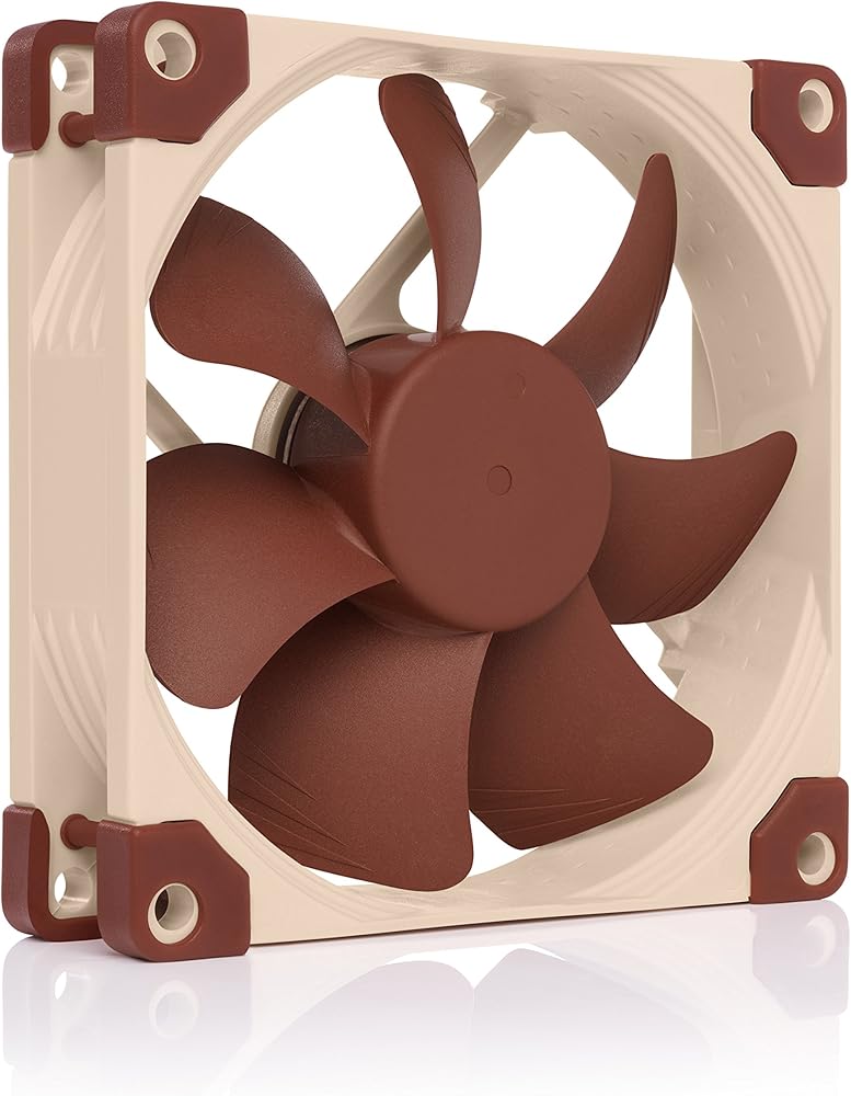 Noctua NF-A9 PWM, Premium Quiet Fan, 4-Pin (92mm, Brown) - View 1
