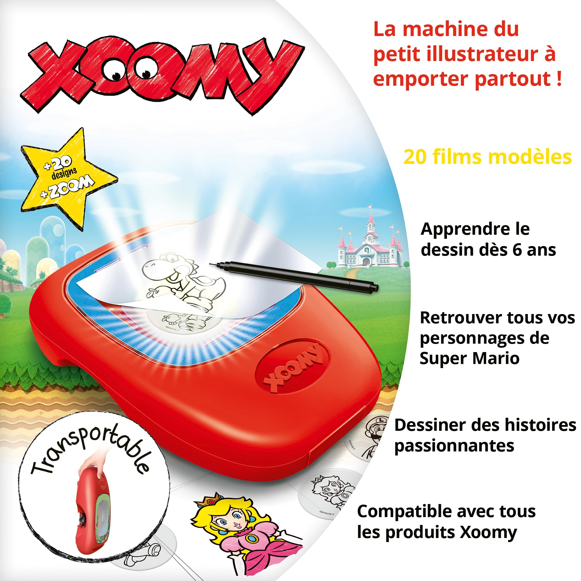 Ravensburger Xoomy Super Mario Dessin Loisir créatif Dès 6 Ans