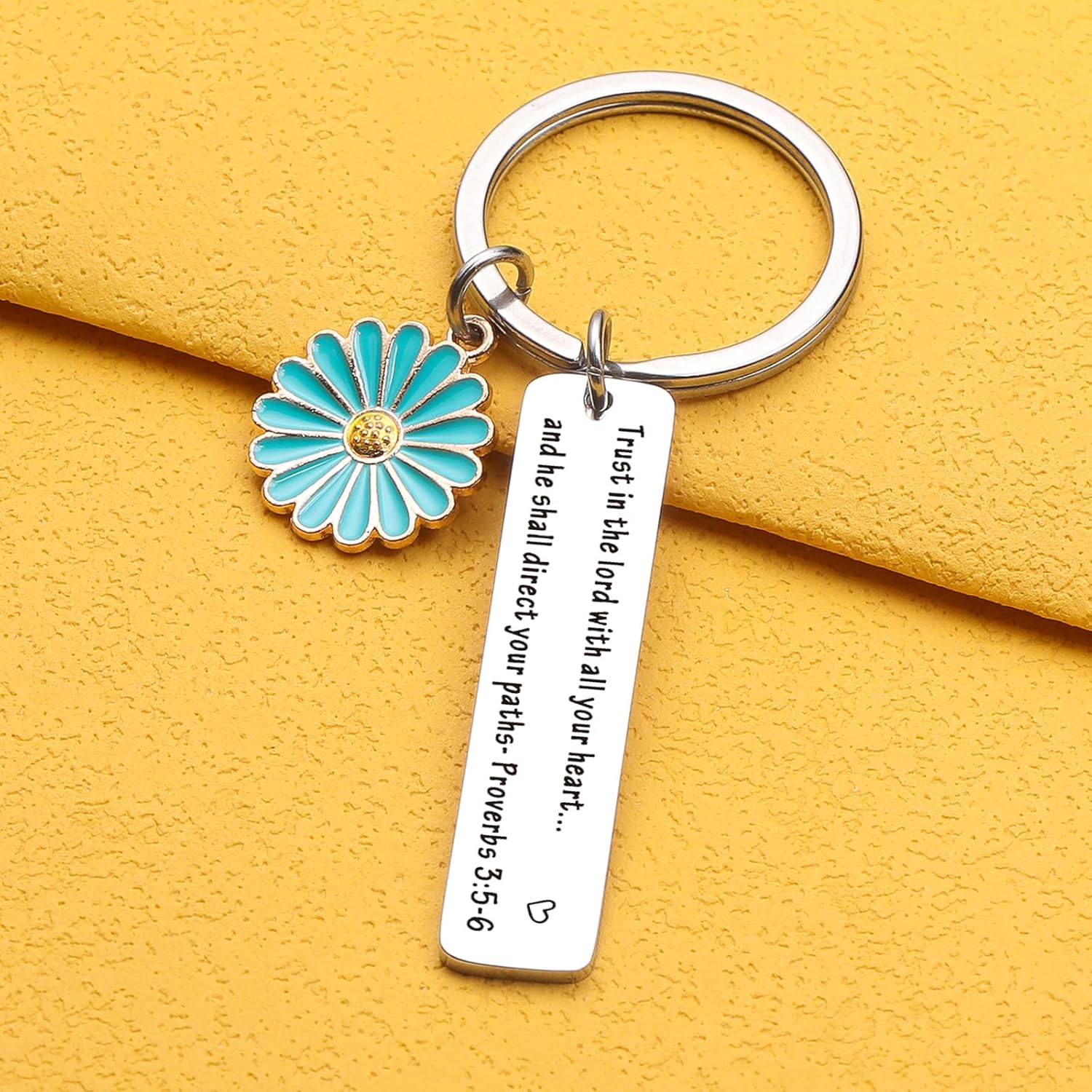 Inspirational Gifts for Women Faith Gift Christian Jewelry Baptism Keychain Best Friend Keychain - Image 6