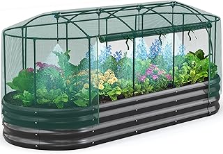 Quictent Galvanized Raised Garden Bed Kit with Self Watering System and ...