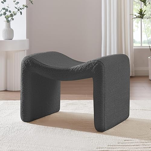 VANOMi Taburete otomano grande, taburete moderno multifuncional, reposapiés para sofá, asiento adicional para sala de estar, entrada, pasillos y