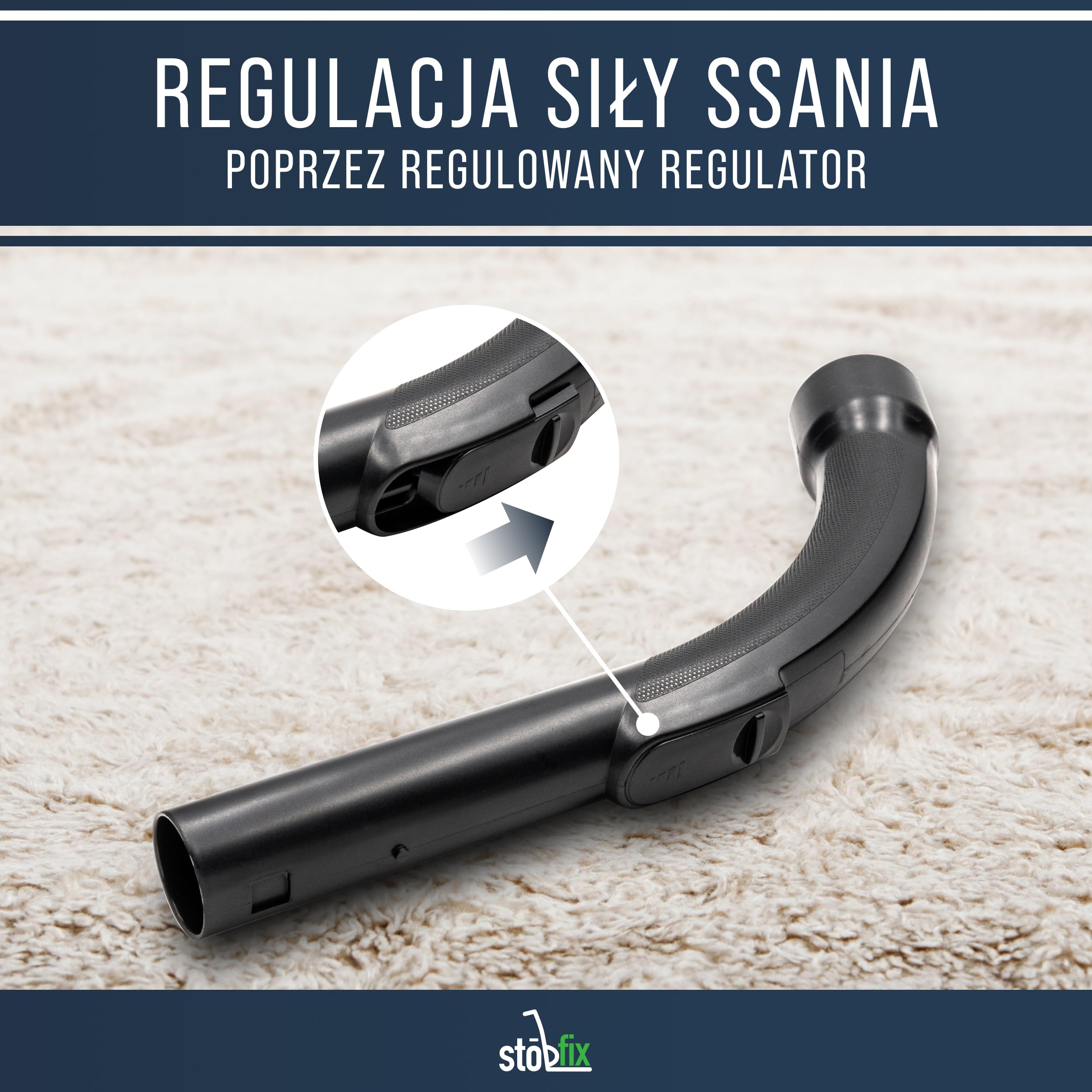 Uchwyt część zamienna do odkurzacza Miele 35 mm, uchwyt węża do odkurzacza Miele, akcesoria pasujące do 9442601, np. do s8340 S381 Complete C3 Classic C1 ECOLINE