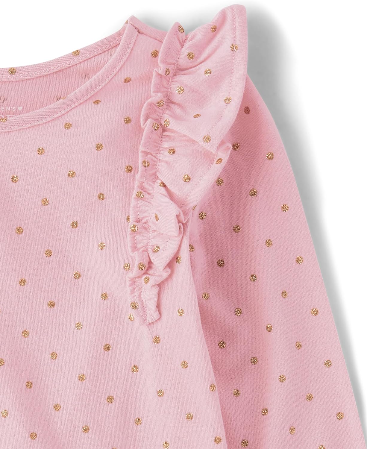 The Children's Place Girls and Toddler Long Sleeve Everyday Casual Knit Shirt - Image 3