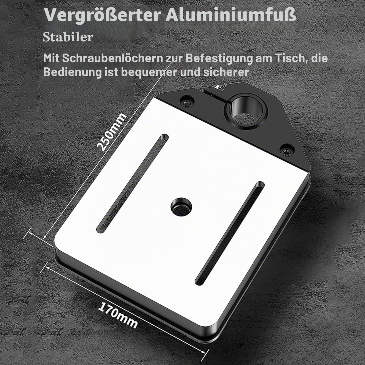 Professioneller präziser Bohrmaschinenständer für Handbohrmaschine, stabil und präzise, Universal-Bankklemmen-Desktop-Halter für Heimwerker, Holzbearbeitung, Hausreparatur und andere elektrische