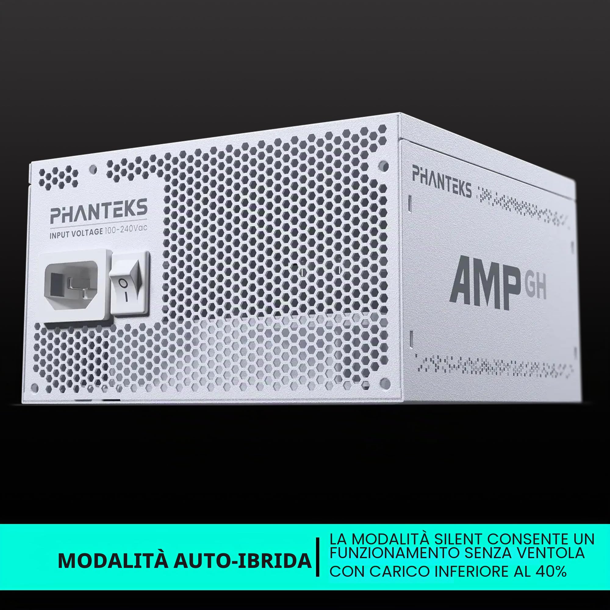 Phanteks AMP GH V2 1000W 80 PLUS Platinum Netzteil PCIe 5.1 ATX 3.1 - 1000 Watt (PH-P1000GH_WT02_EU)