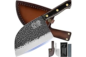 XYJ Serbian Butcher Knife, A Wasp-like Tool for Versatile Kitchen Tasks