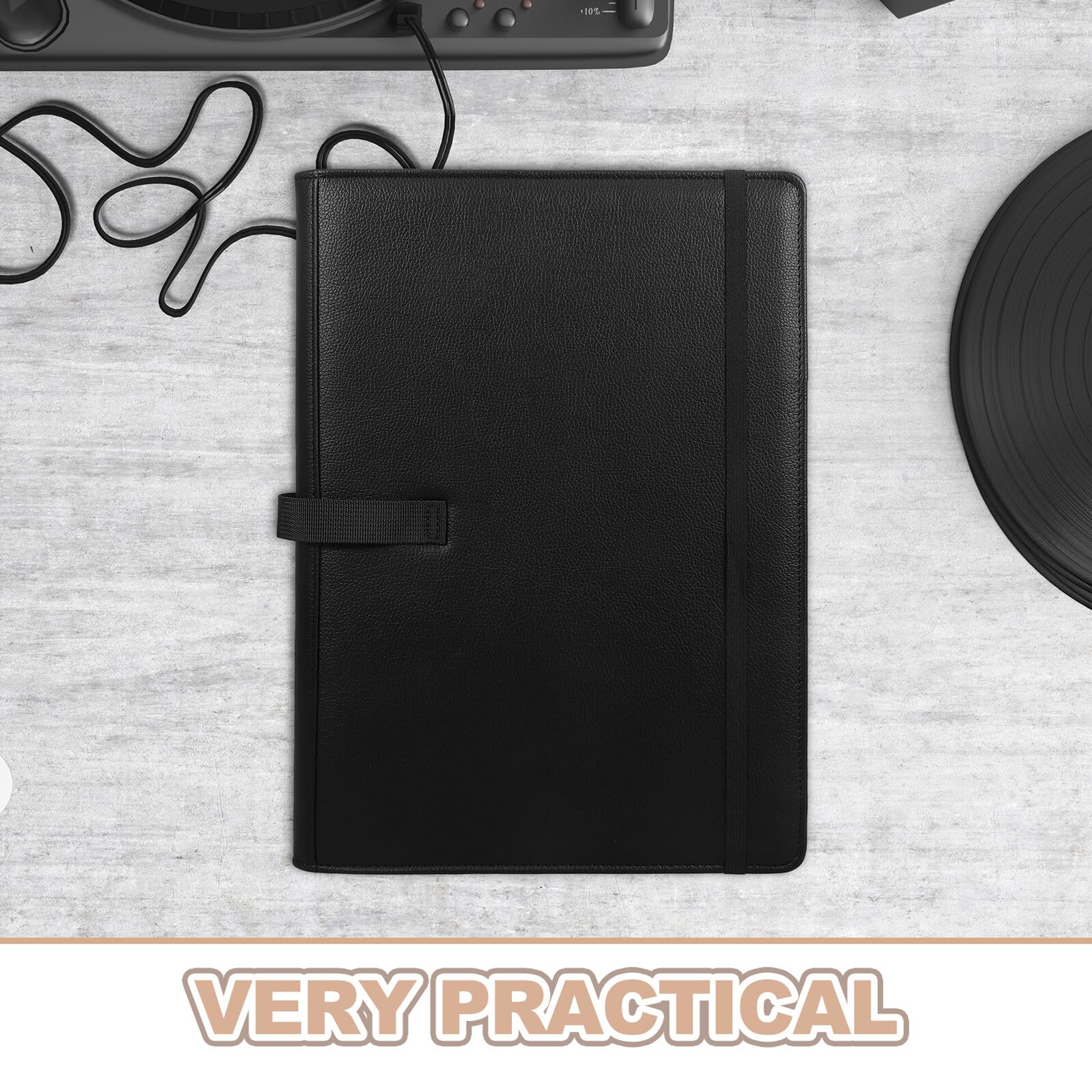 Carpeta de Partituras Pulg para Piano y Guitarra Organizador Portátil Resistente para Almacenamiento y Transporte de Notas Musicales Estudio y Conciertos