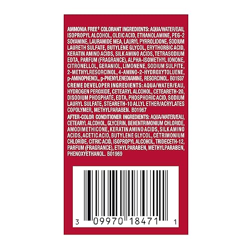 Miniatura 616 de Revlon Colorsilk Beautiful Color - Tinte permanente para el cabello con queratina, 100 % cobertura de las canas, sin amoníaco, negro 10