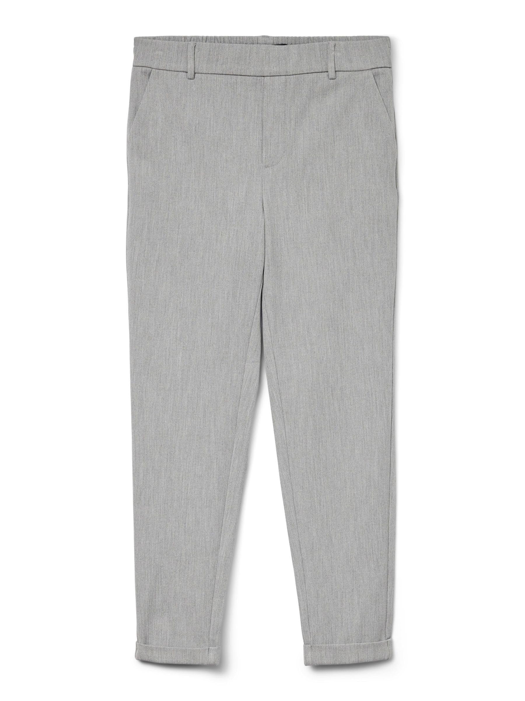 VERO MODA Damen Vmmaya Mr Loose Solid Pant Noos Hose, Light Grey Heather, XS/32L