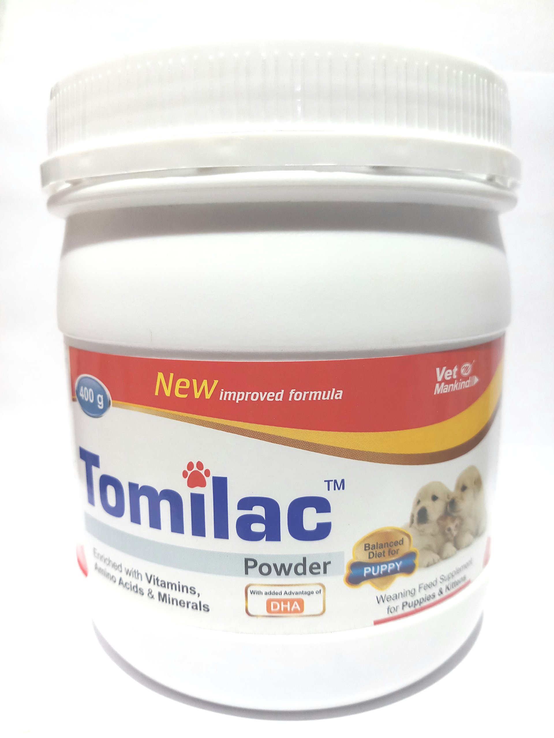 Pawsitively Pet Care Tomilac Weaning Powder Food for Puppies, 400 g