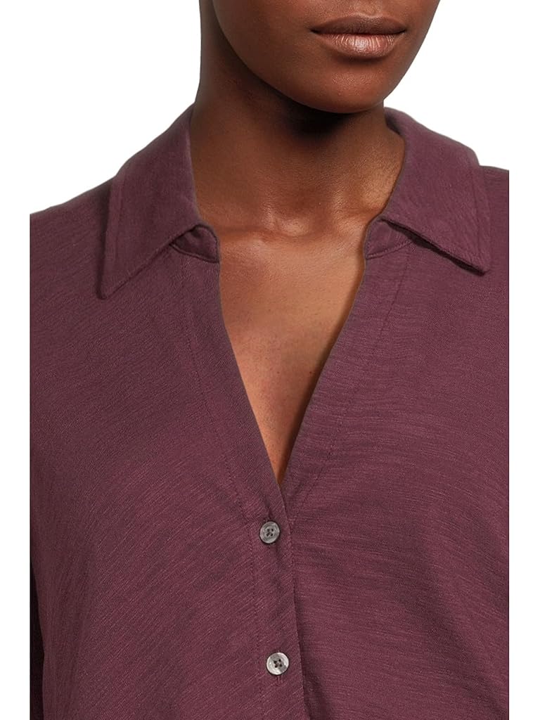 Red Lilla P Side Pleat Button-Down