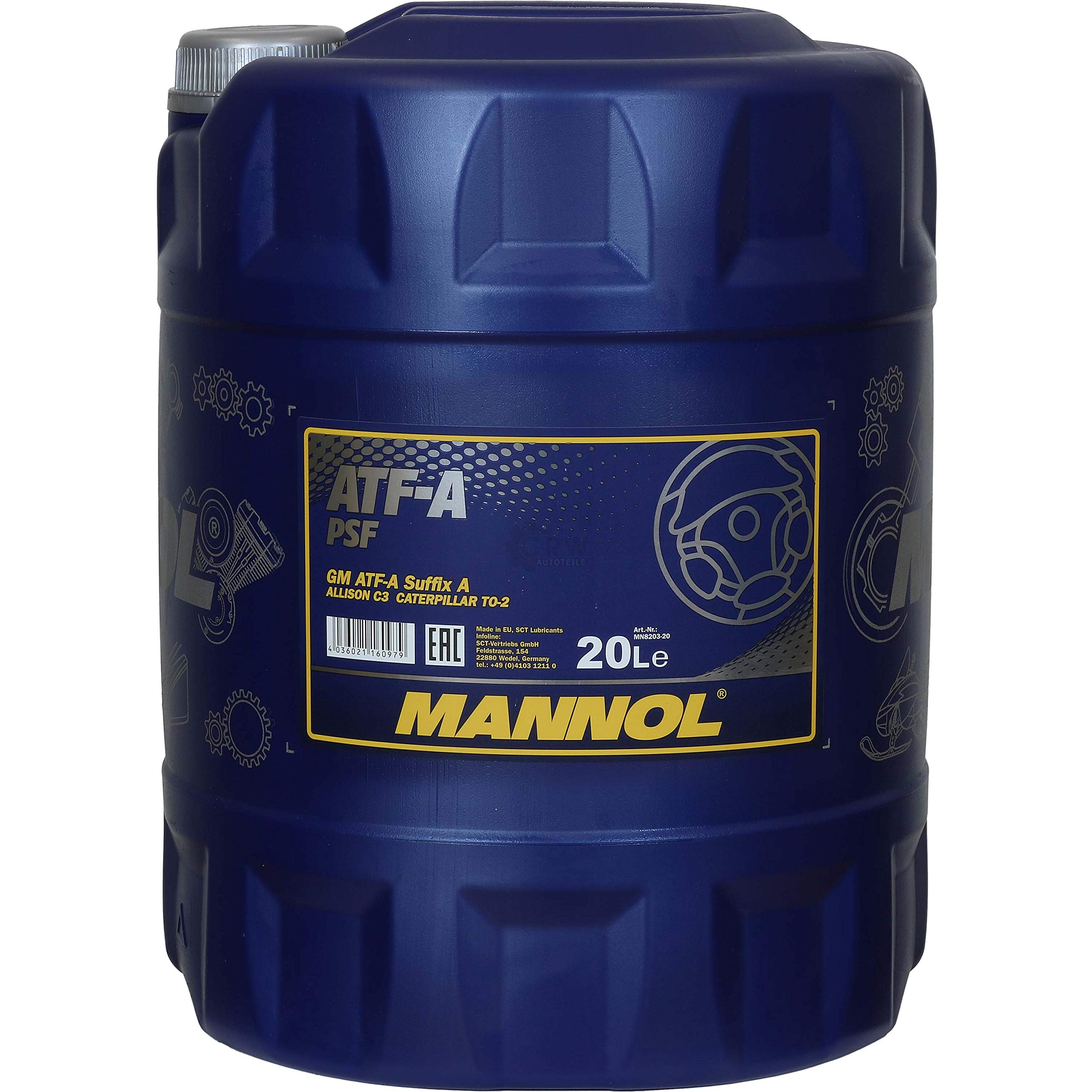 MANNOL Aceite hidráulico ATF-A PSF 20 L