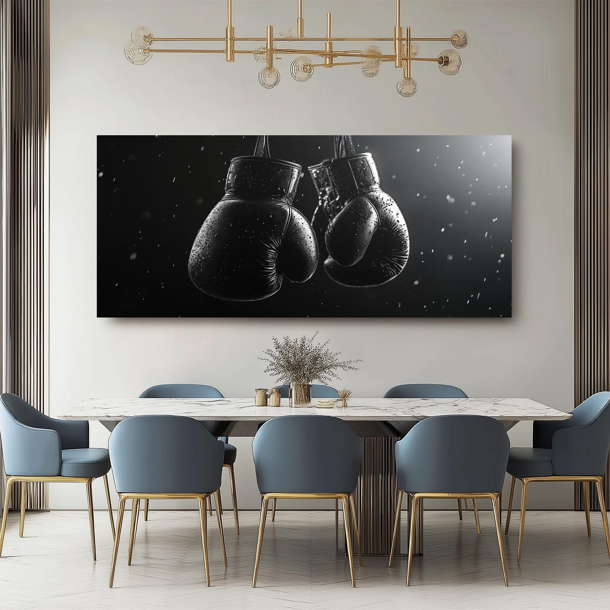 SKOEUI Quadro su Tela Pugilato Sportivo 1 Pezzo Senza Cornice