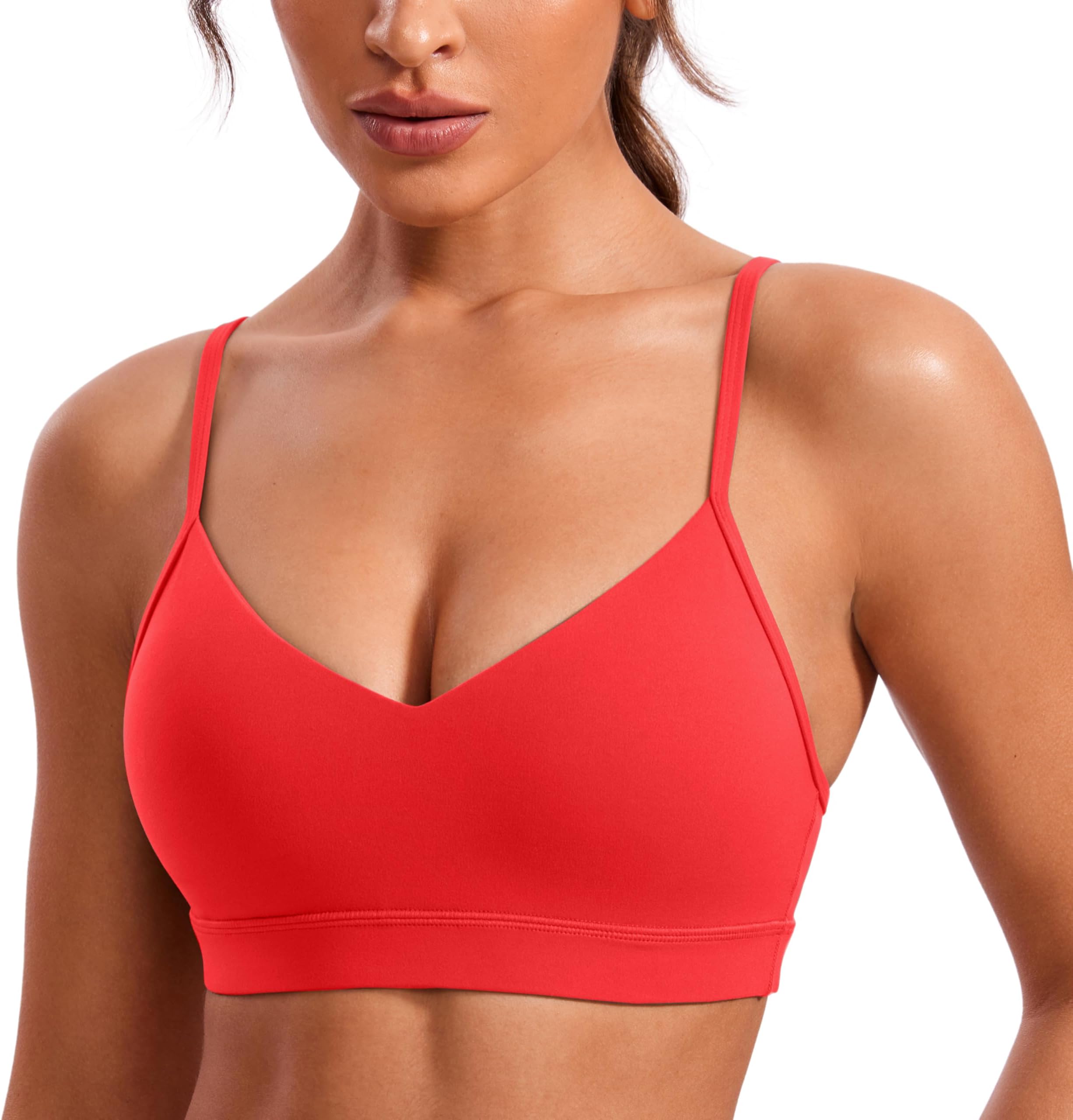 adidas red bra