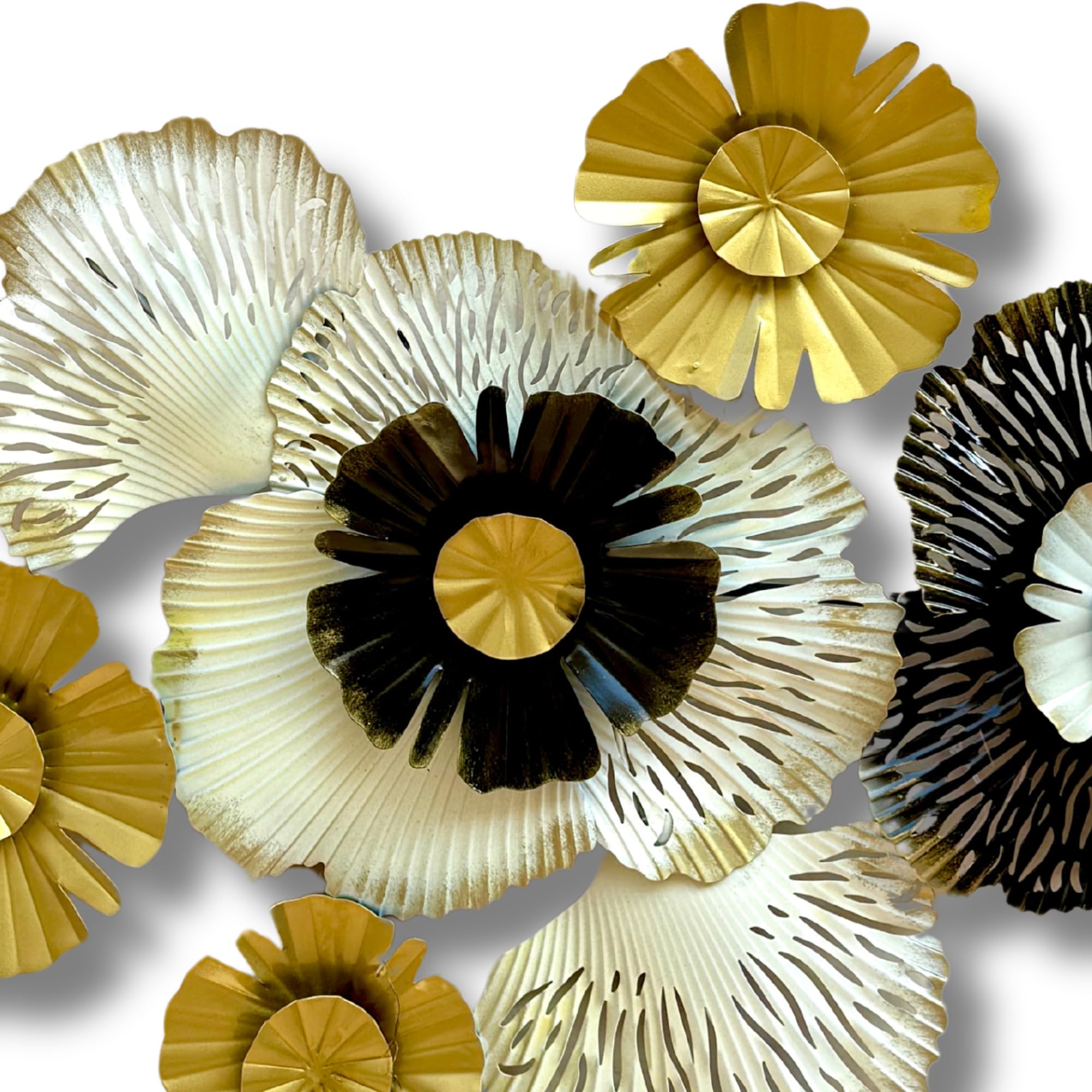 ZXC Metal Iron Flower Wall Art/Wall Hanging/Wall Sculpture For