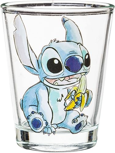 Miniatura 4 de Silver Buffalo Lilo and Stitch Props - Juego de 4 mini vasos de 1.5 onzas