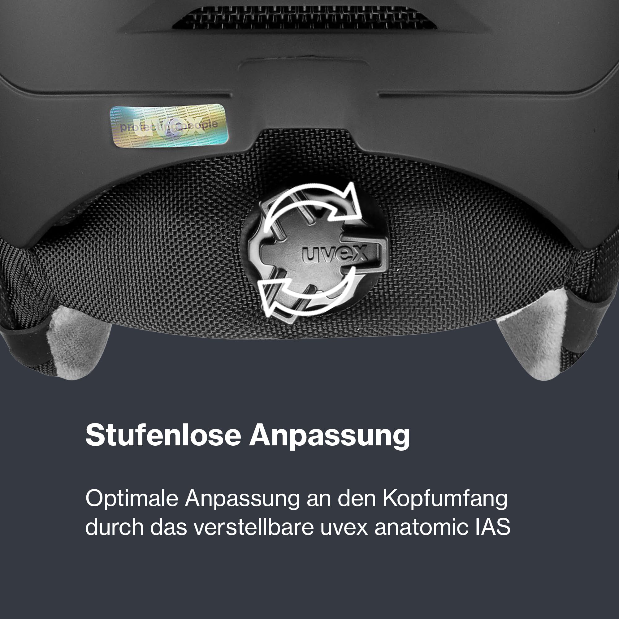 uvex Rocket jr Visor kask narciarski dla chłopców i dziewczynek – indywidualne dopasowanie rozmiaru – zoptymalizowana wentylacja – czarny srebrny matowy – 54-58 cm