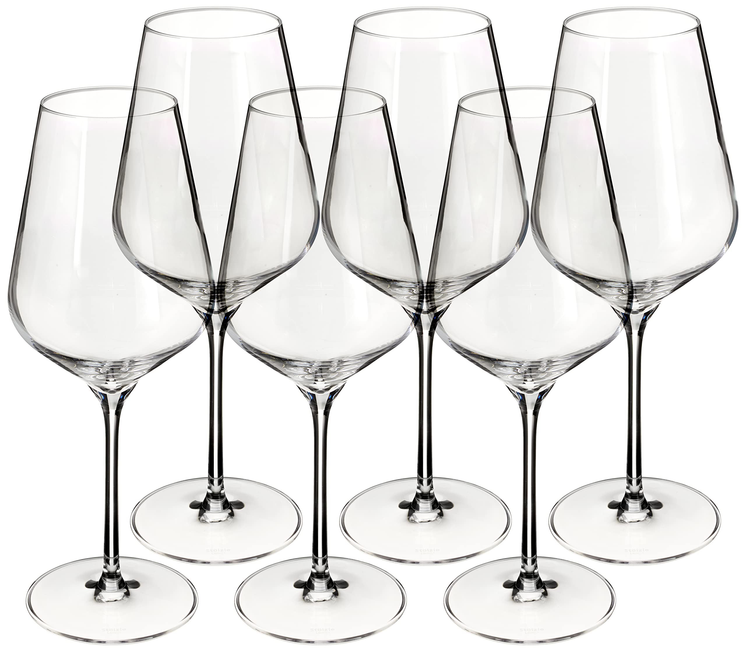 Stölzle Lausitz - 12-tlg Glas-Set Quatrophil mit 6 Rotweingläser und 6 Weißweingläser 12-tlg Set spülmaschinenfest bruchsicher wie mundgeblasen edles Kristallglas 12-tlg Quatrophil Transparent