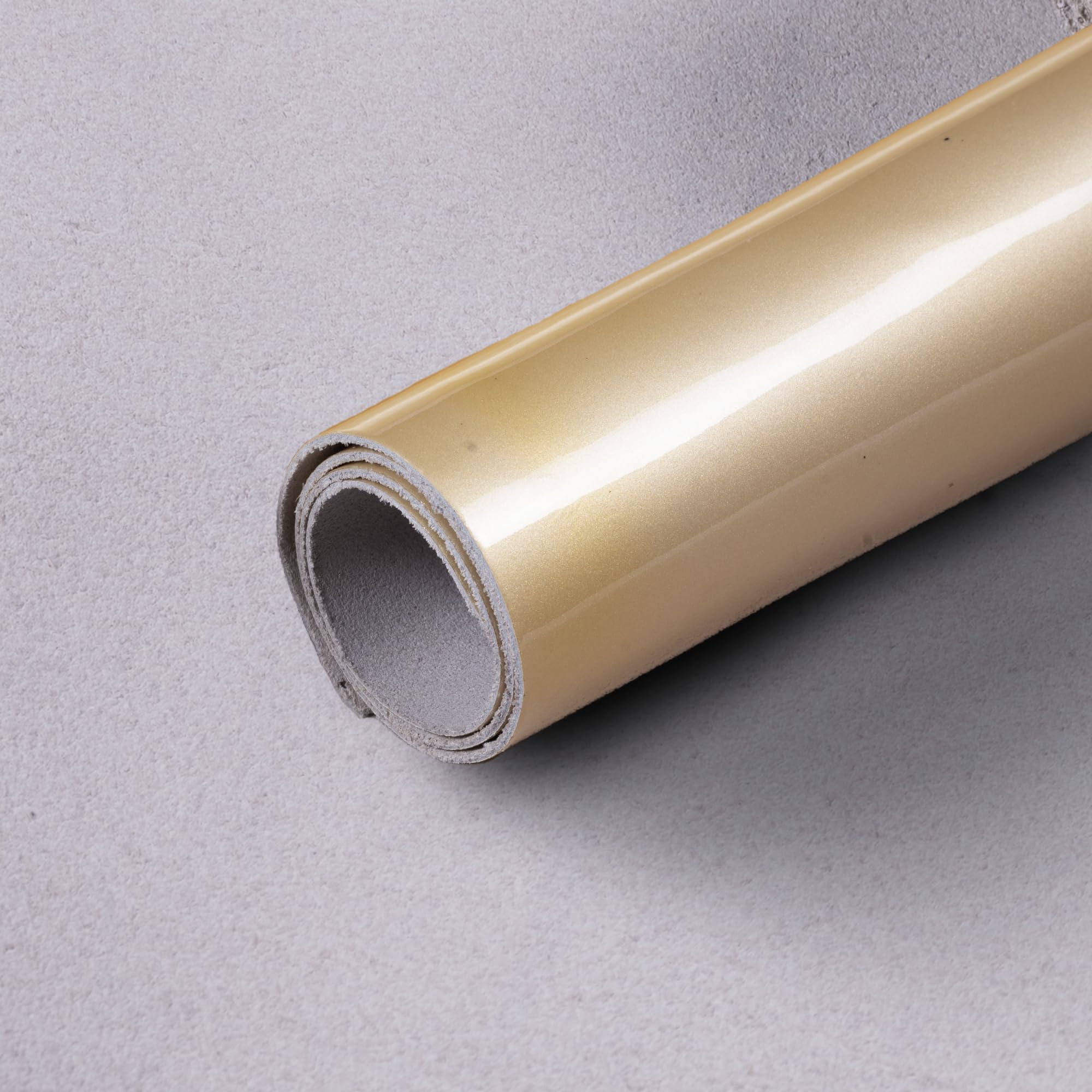 Glossy Plain Cowhide Patent Leather Sheets for Arts & Craft (1.2 to 1.8mm), Shiny Finish Leather for Home décor, Fashion Accessories & Sewing Hobby (Golden, 6"*6")-image-31