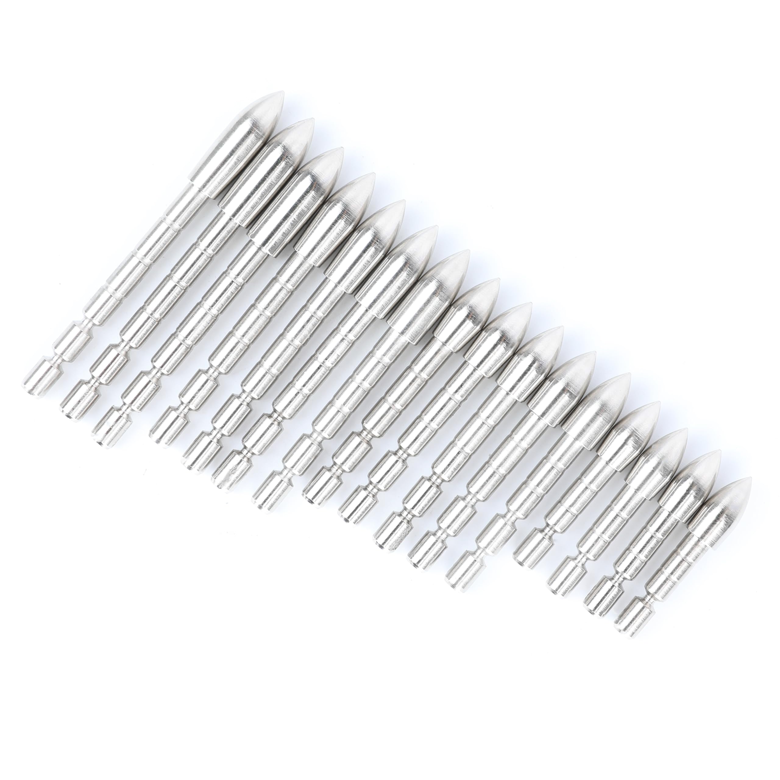 Punte di Freccia inseribili per Il tiro con L'Arco,Punte di Proiettile da 60/80/100/120 grani,Adatte per L'Albero della Freccia da 4,2 mm,36 pz