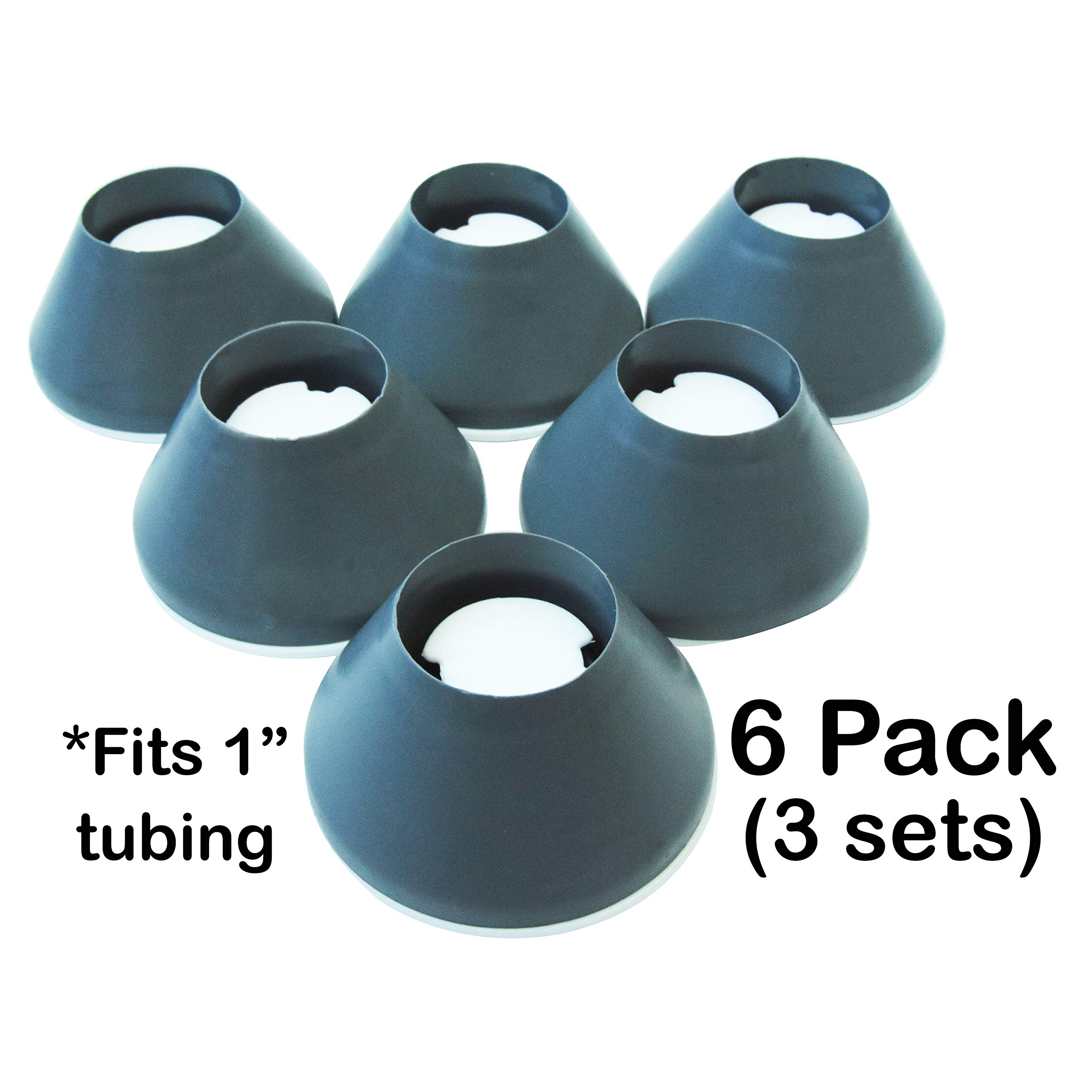 Walker Posavasos, Accesorios médicos, 6 Count, Gris tormenta
