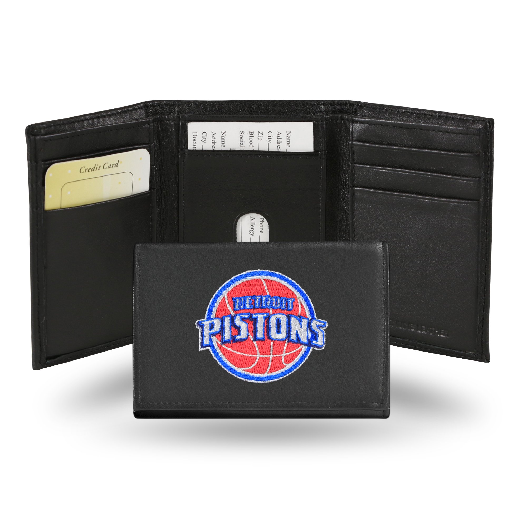 Rico Industries Detroit Pistons Embroidered Trifold