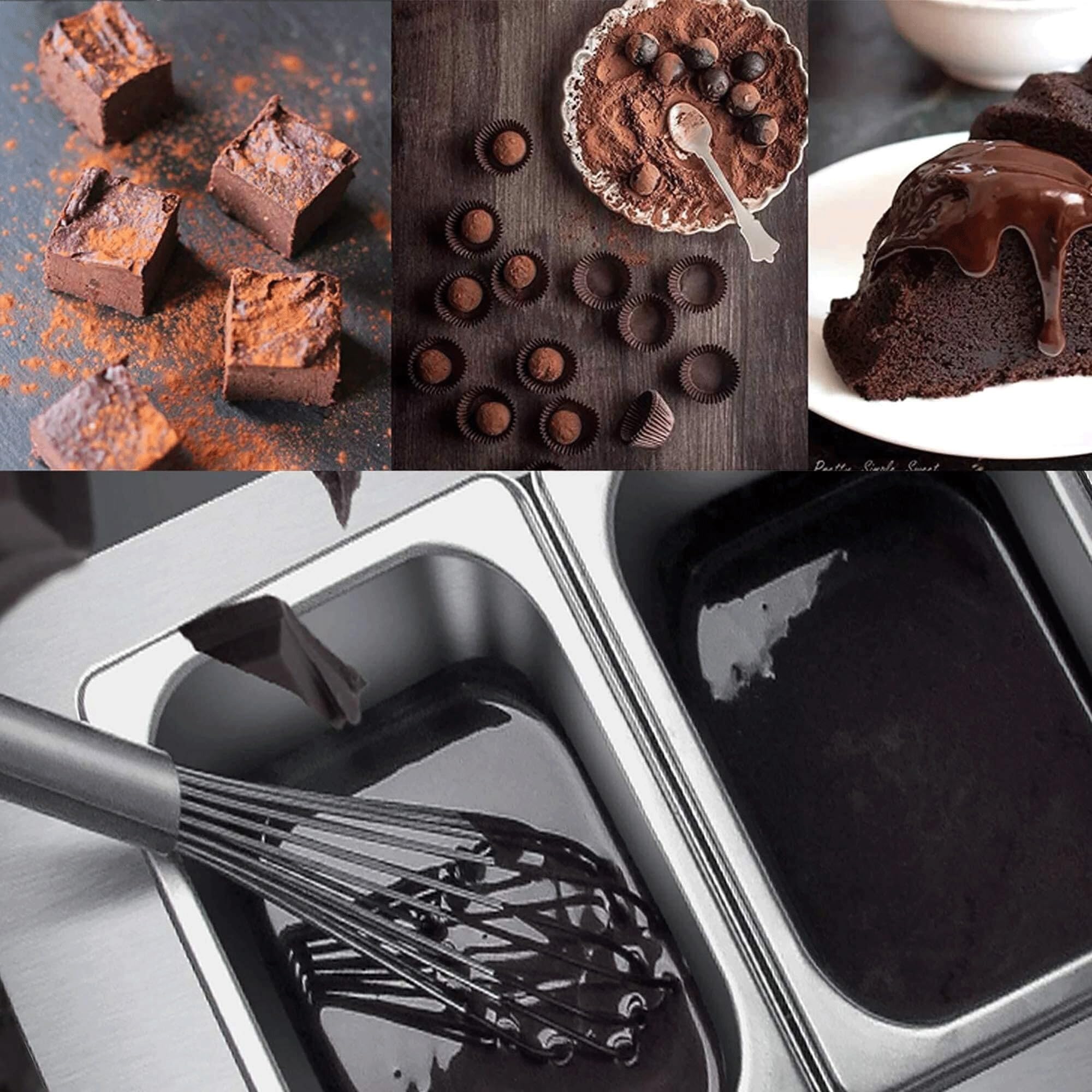Machine de trempe au chocolat 1000 W – Pot de fusion électrique avec contrôle automatique de la température 0 ℃ ~ 90 ℃ pour la fusion et le chauffage professionnels du chocolat