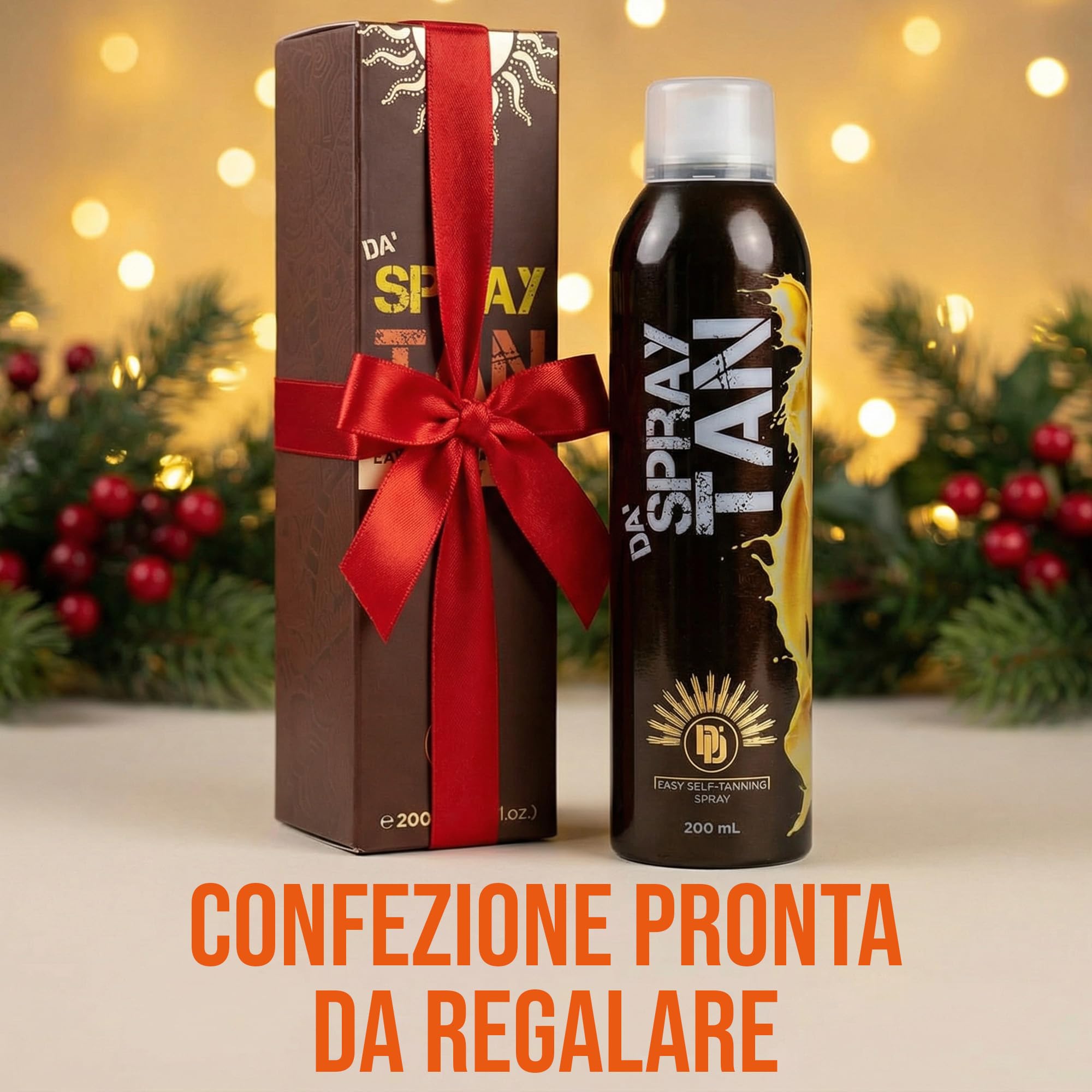 Da'Dude Da Spray Tan – Autoabbronzante Viso e Corpo, Abbronzatura Naturale, Spray a Rapida Asciugatura, Non Macchia, 200 ml