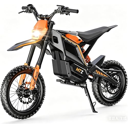 Electric Dirt Bike for Adult,𝗣𝗲𝗮𝗸 𝟰𝟬𝟬𝟬𝗪-𝟱𝟬𝟬𝟬𝗪 Motor 22.5-27Ah Battery Up to 35 MPH 150 Miles Electric Motorcycle,NFC Electric Bike Full Suspension Moped E-Bike