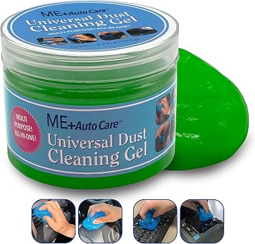 Universal Dust Cleaning Gel, ME+Auto Care, Multi Purpose, All-in-One, Cars, Computers, and Keyboards Green
