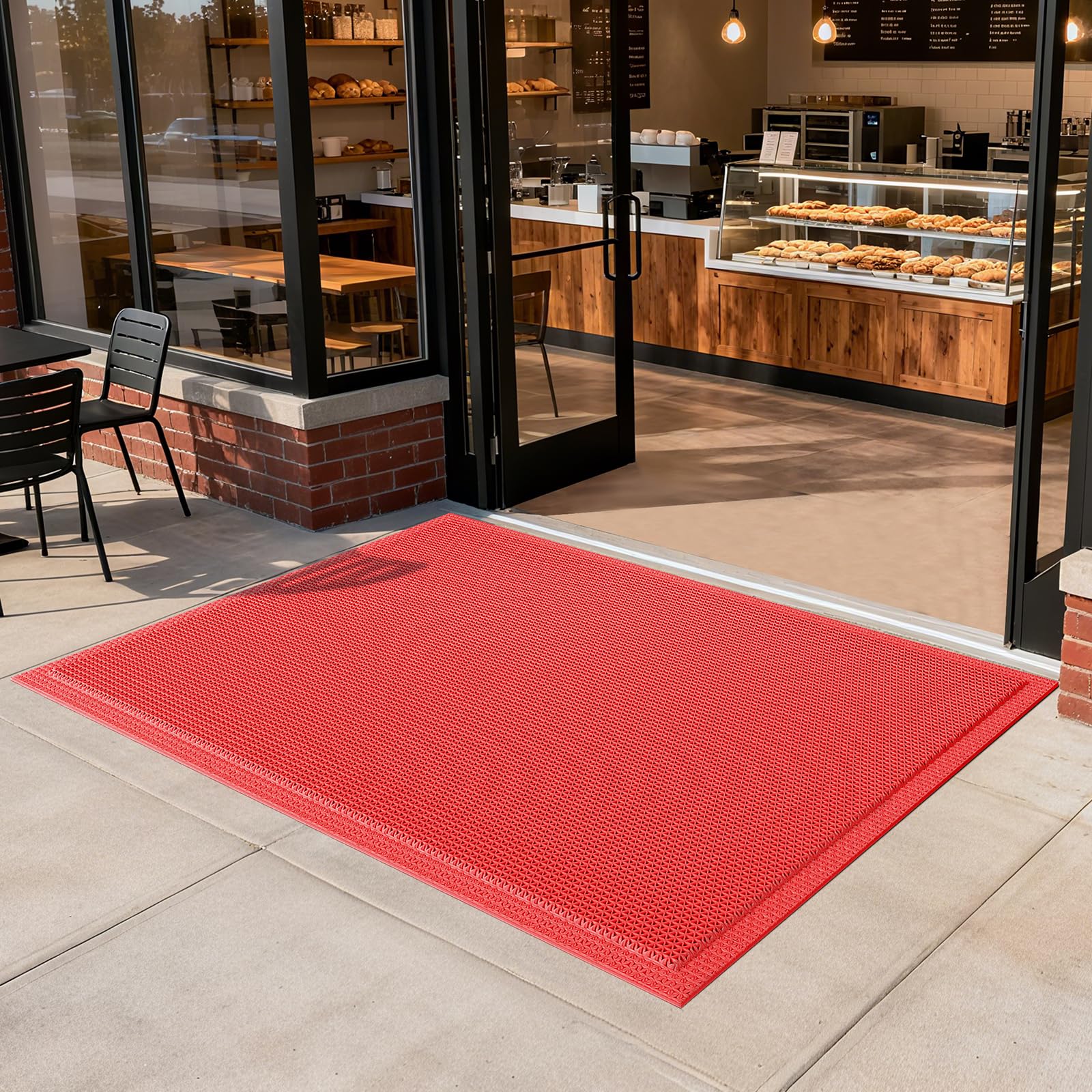Amazon.com: QiCaiJia Front Door Mat 36''x59'', Drainage Heavy Duty