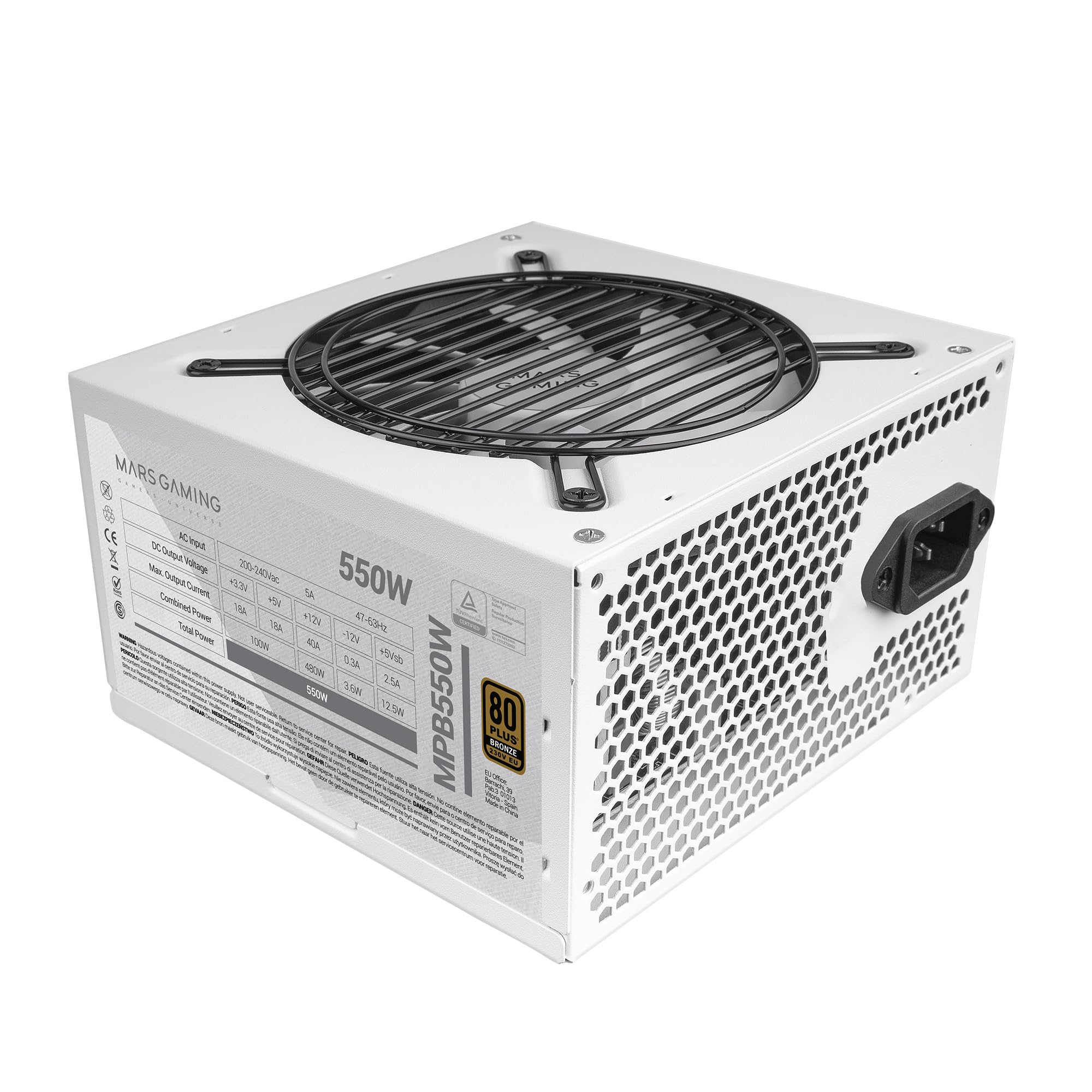 PC Voeding 850W met 5 Jaar Garantie en 85% Efficiëntie - Digitale APFC