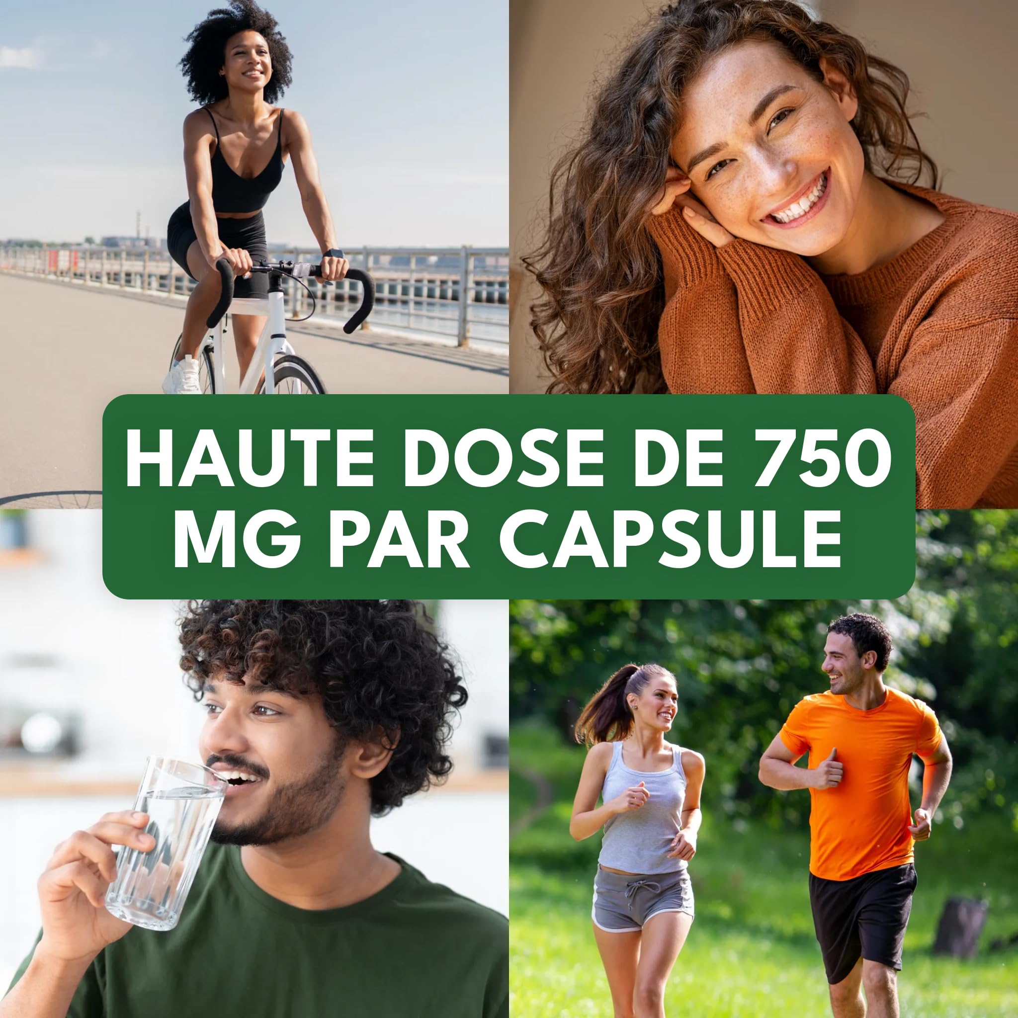 Green Naturals L-Glutamine 3 000 mg par jour – 240 gélules | Forme libre issue de fermentation · Vegan · Sans additifs · Cure de 2 mois