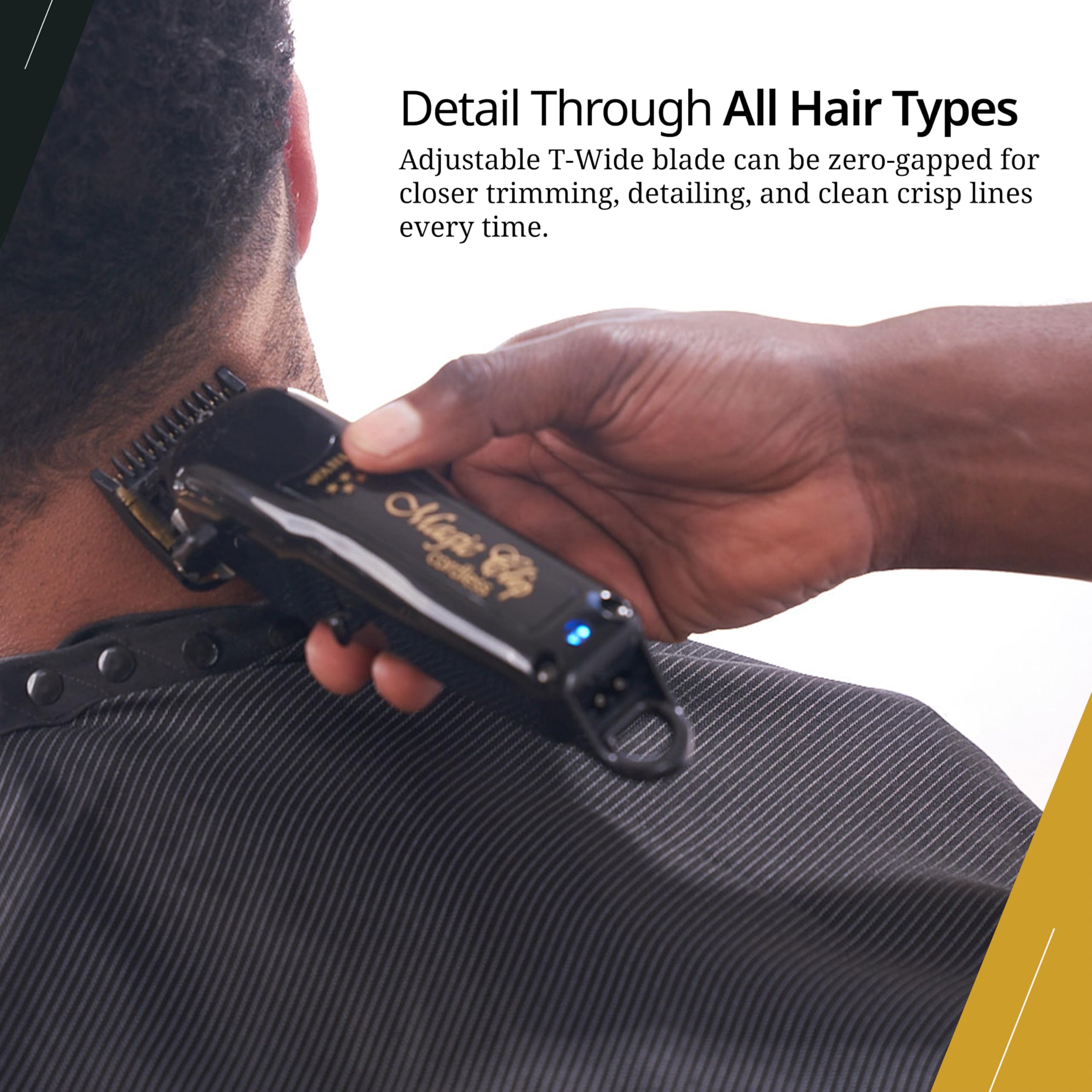 Wahl Professional 5 Star Black Cordless Magic Clip & Detailer Li