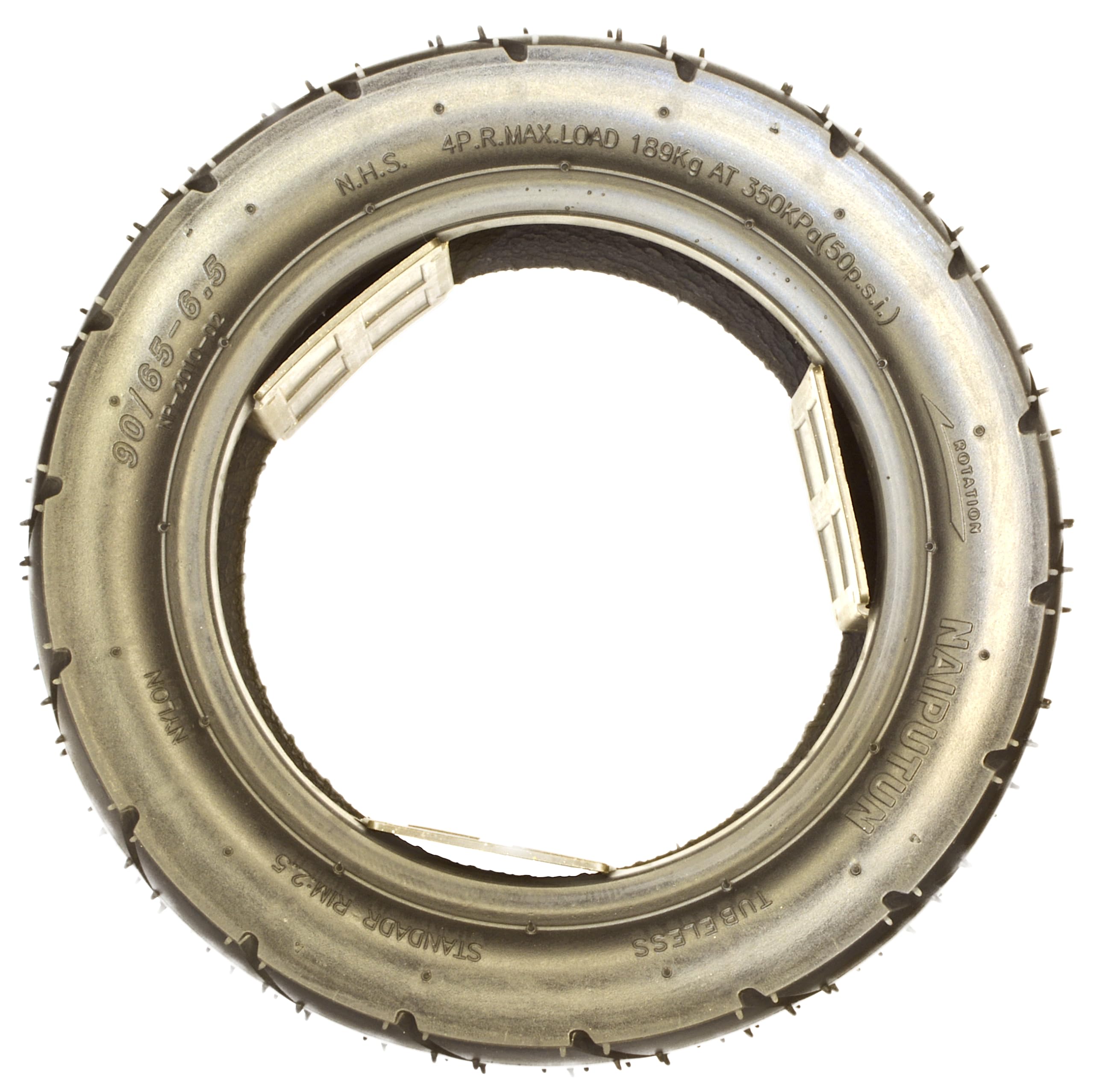 Tubeless Pneumatico 90/65-6.5 per monopattino elettrico, compatibile con Kukirin, Cecotec, Naiputun con chiave a leva