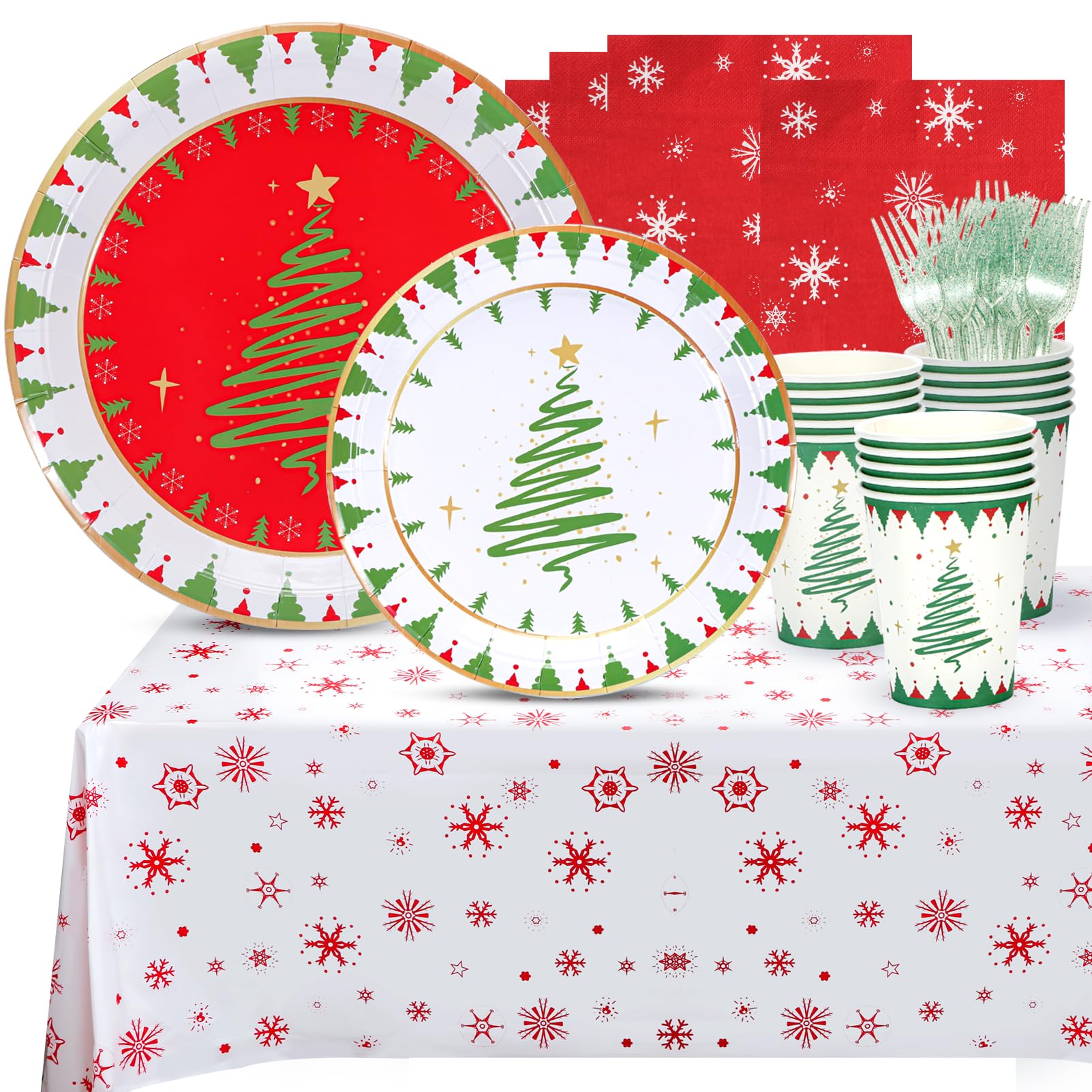 Locker.Ink | Elevate Your Holiday Gatherings with These Christmas Tableware Tips Atonofun Christmas Party Supplies