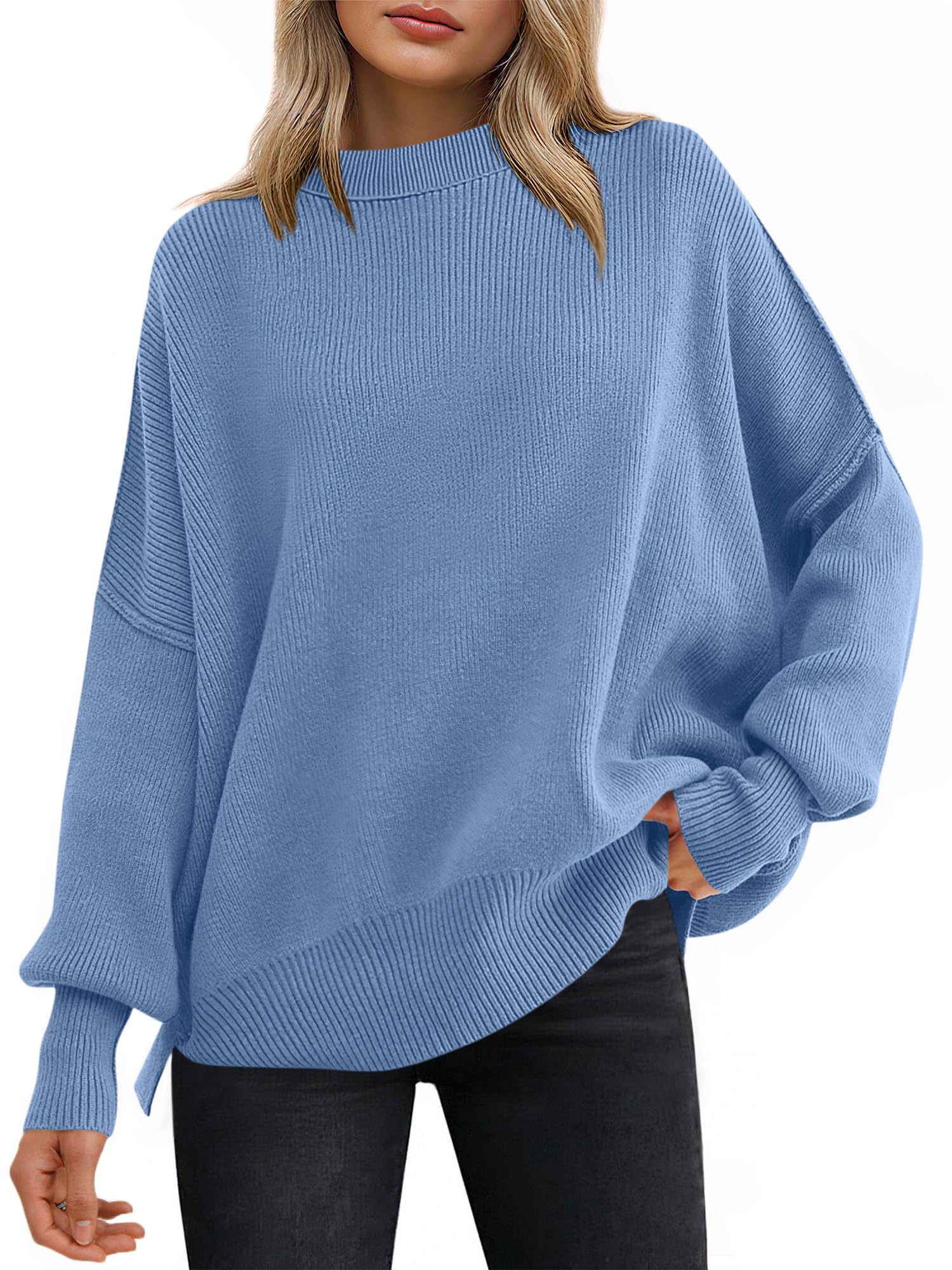 ANRABESS Women's Oversized Knit Sweaters 2026 Fall Outfits