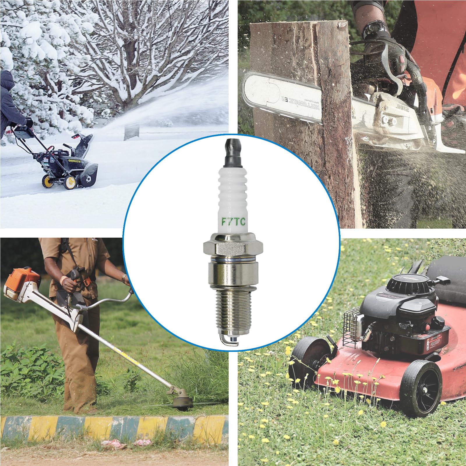 Amazon.com : F7TC Spark Plug Replacement for GX120 GX160 GX200