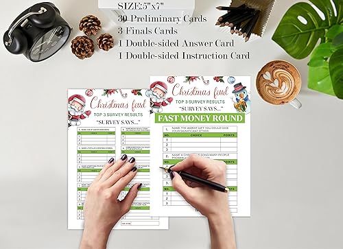 Miniatura 3 de Yiqhpy Juegos de fiesta de Navidad, juego de ducha, juego de pelea amigable para otoño e invierno, pregunta familiar, juego de peleas familiares