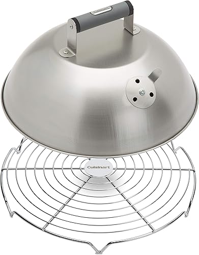 Miniatura 1 de Cuisinart Cúpula de fusión de 12.25 pulgadas con rejilla de alambre adicional, cúpula de parrilla de acero inoxidable con ventilación para cocinar