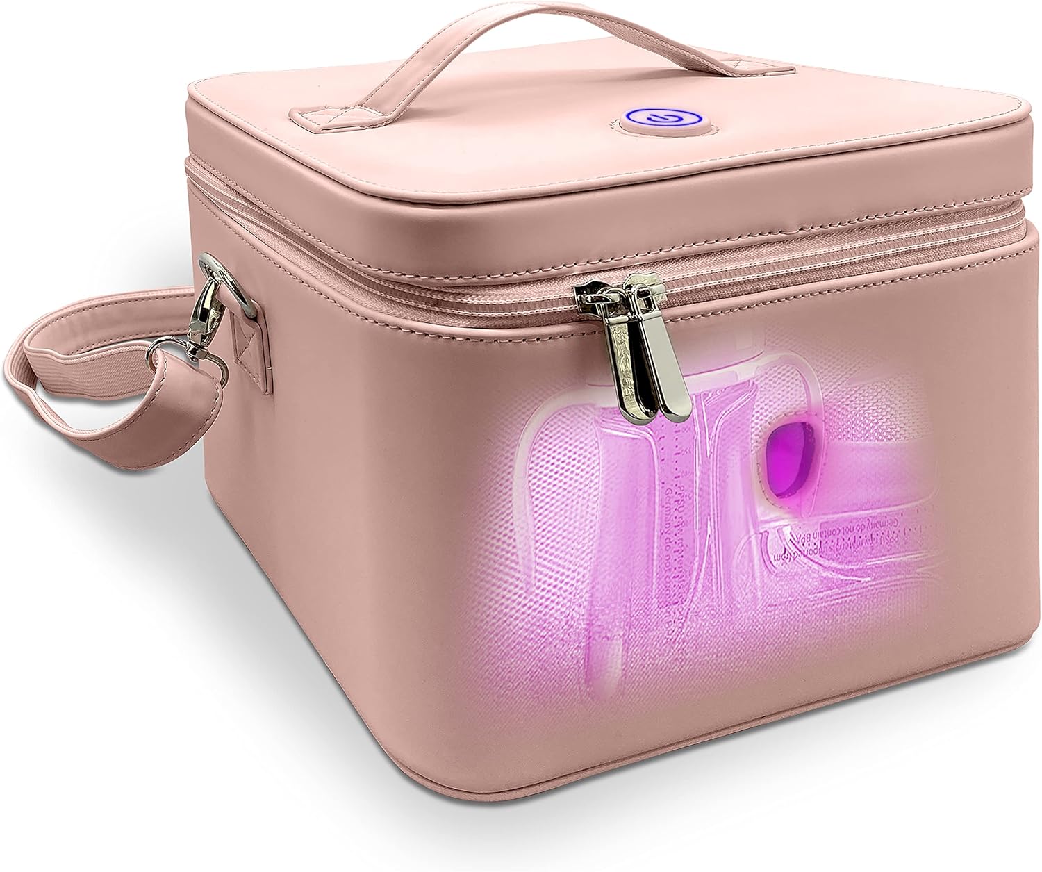 SereneLife Insulated Baby Bottle Bag and Breastmilk Cooler Bag Storage Container for 6 Tall Bottles or Breastmilk Storage Bags - Keeps Breast Milk Storing Bags or Formula Cold - 10 LED Lights